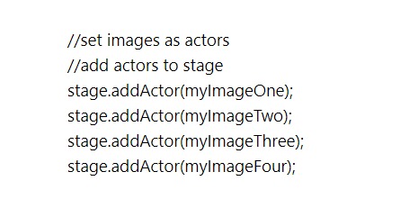 Libgdx android,create method, set and add actors to the stage,walk animation