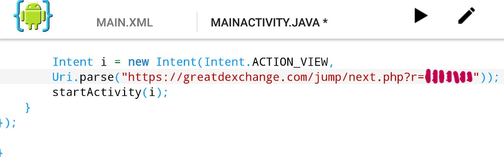  method uri parse android example