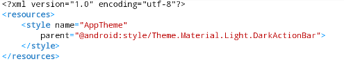 Material Theme Light DarkAction Bar 