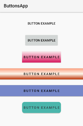 Android Tutorial, Android Button Types App