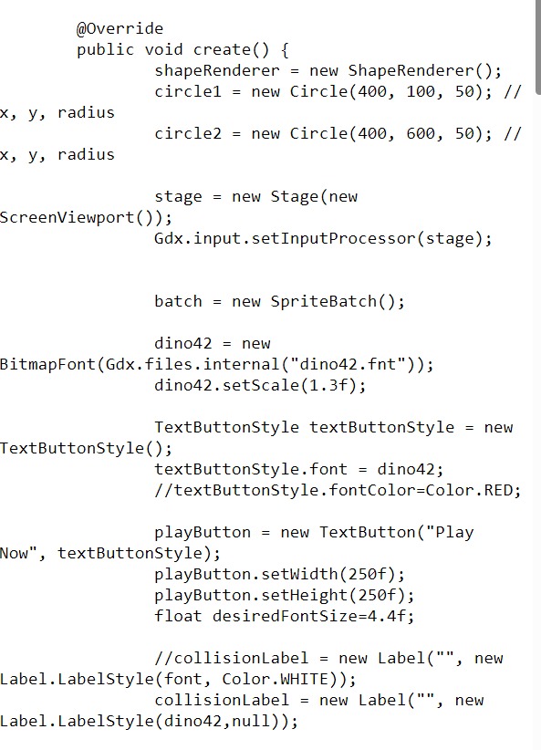 Create Method for Circles Collide