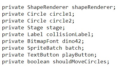 Circles Collide with Class Members