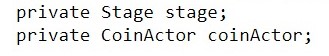 Add variable for CoinActor class