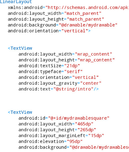 Rotate Shape Drawable code