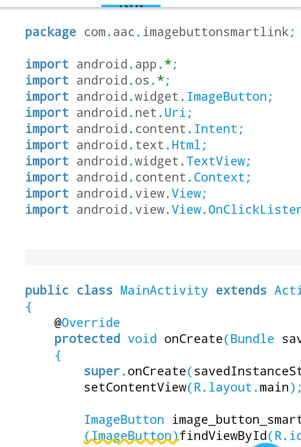 imports for uri parse android example