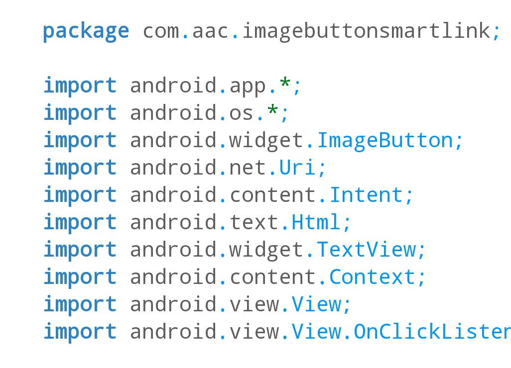 imports for uri parse android example