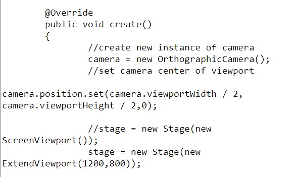 Text Label Stage, create camera