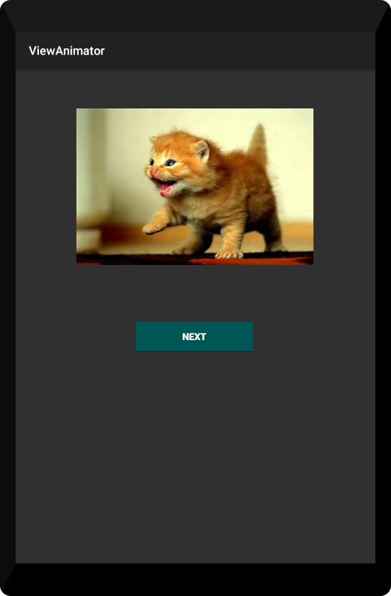 Android Tutorial View Animator with Example Code 